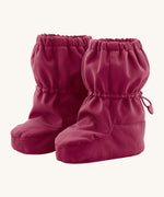 Mamalila  toddler allrounder winter booties in the berry pink colour available at Babipur.