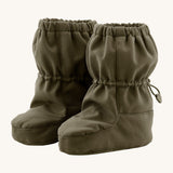 Mamalila  toddler allrounder winter booties in the khaki green colour available at Babipur.