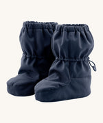 Mamalila  toddler allrounder winter booties in the navy blue colour available at Babipur.