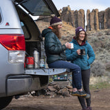 on a white background