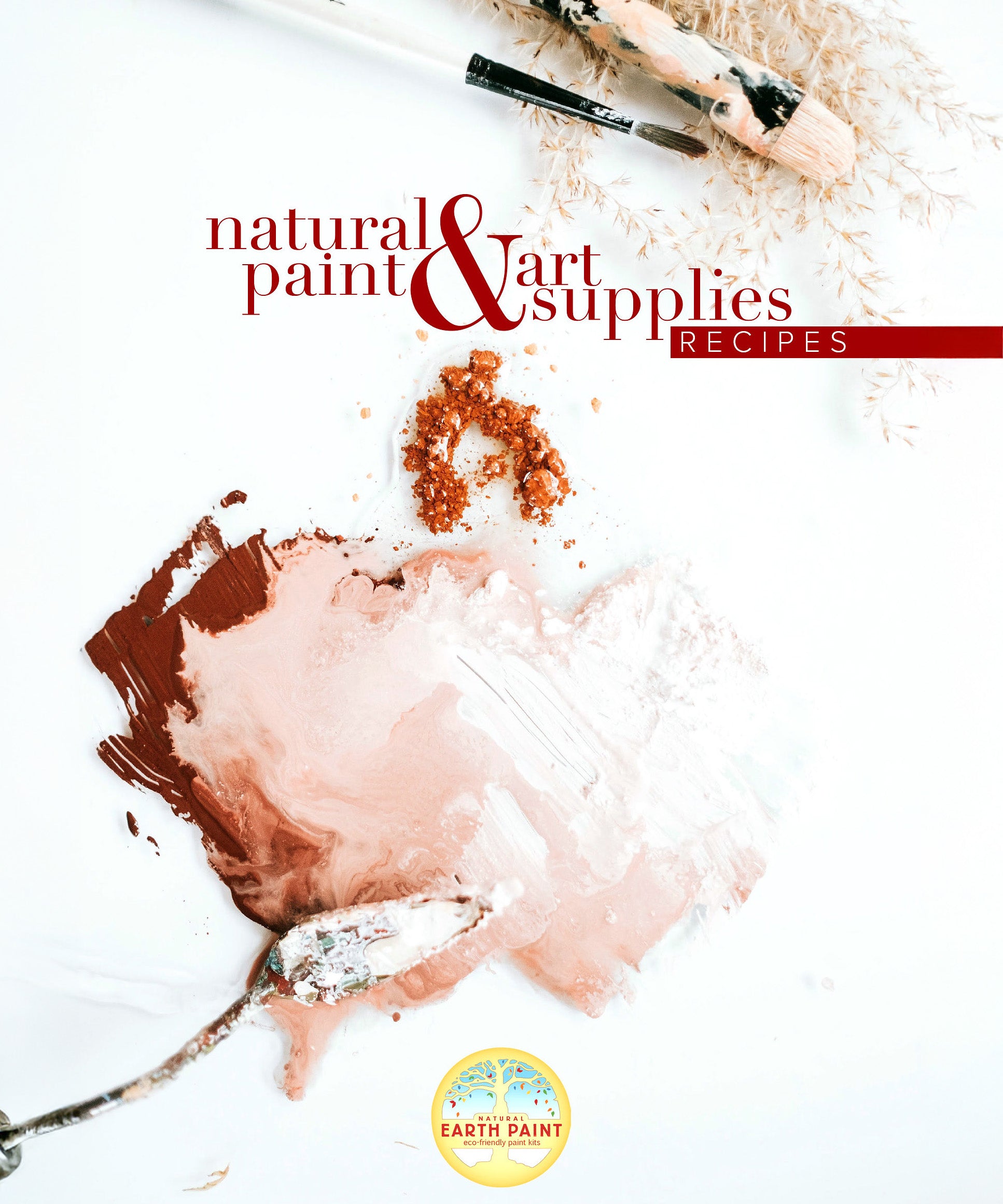 Natural Earth Paint art supplies recipes booklet