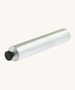 A blank flexible aluminium tube from Natural Earth Paint. Features a black screw cap to keep the contents inside the tube