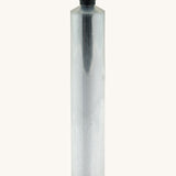 A blank flexible aluminium tube from Natural Earth Paint standing upright. Features a black screw cap to keep the contents inside the tube