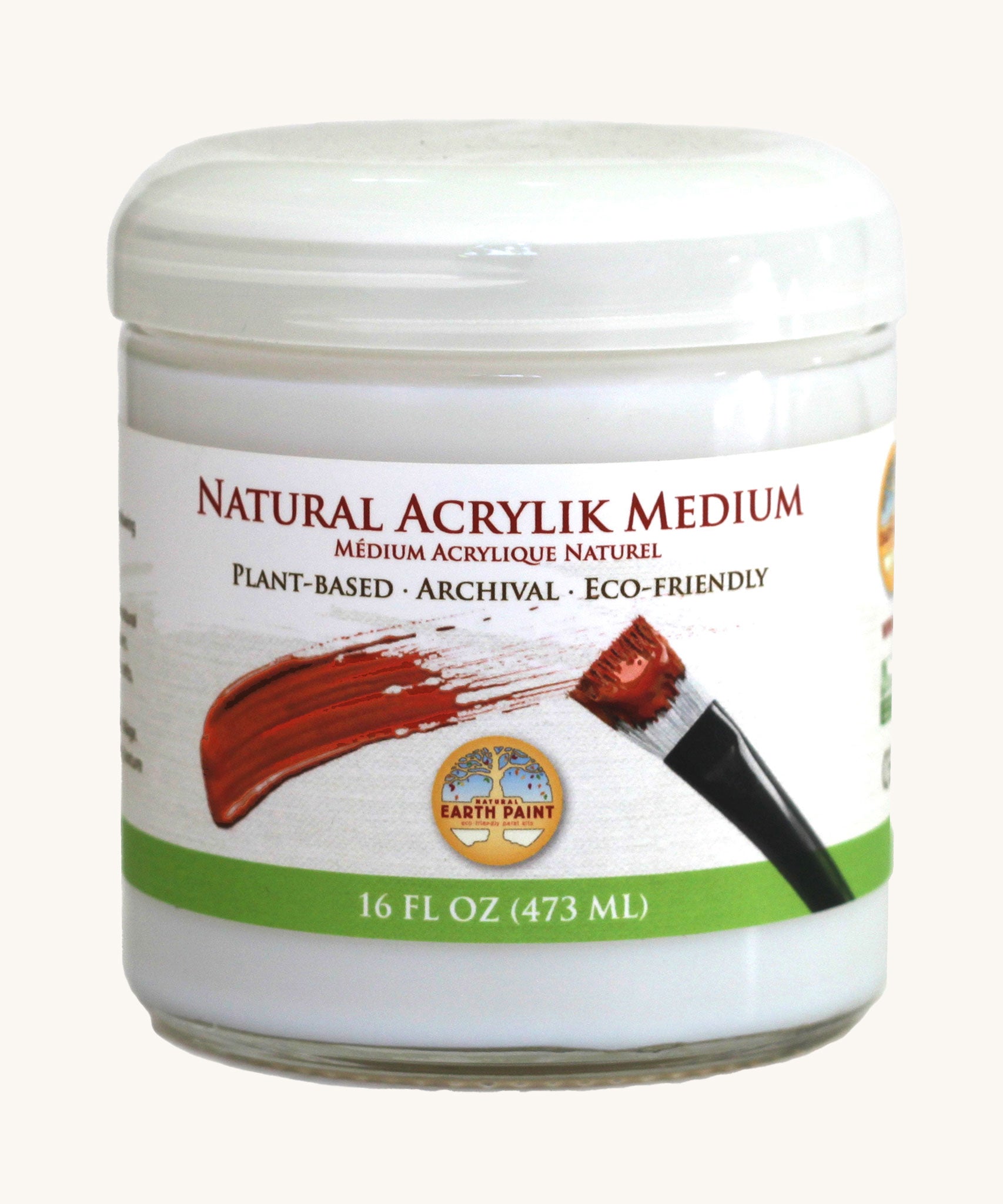 Natural Earth Paint Natural Acrylic Medium.