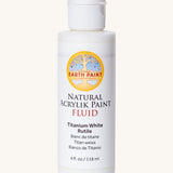 Natural Earth Paint titanium white acrylic paint in a 118ml bottle