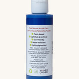 Back view of the Natural Earth Paint ultramarine blue acrylic paint