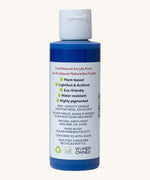 Back view of the Natural Earth Paint ultramarine blue acrylic paint