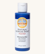 Natural Earth Paint ultramarine blue acrylic paint in a 118ml bottle