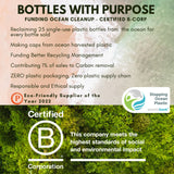 Information on how One Green Bottles uses recycled bottles to make their products