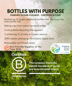 Information on how One Green Bottles uses recycled bottles to make their products