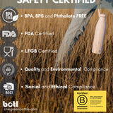 Information on the safety certifications with  One Green Bottle products