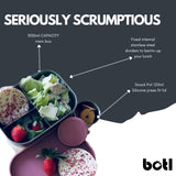 Information on the different features that come with the One Green Bottle lunchbox