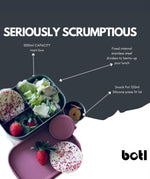 Information on the different features that come with the One Green Bottle lunchbox