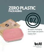 Information showing the packaging for the One Green Bottle is zero plastic