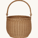 Olli Ella Large Natural Rattan Gathering basket.