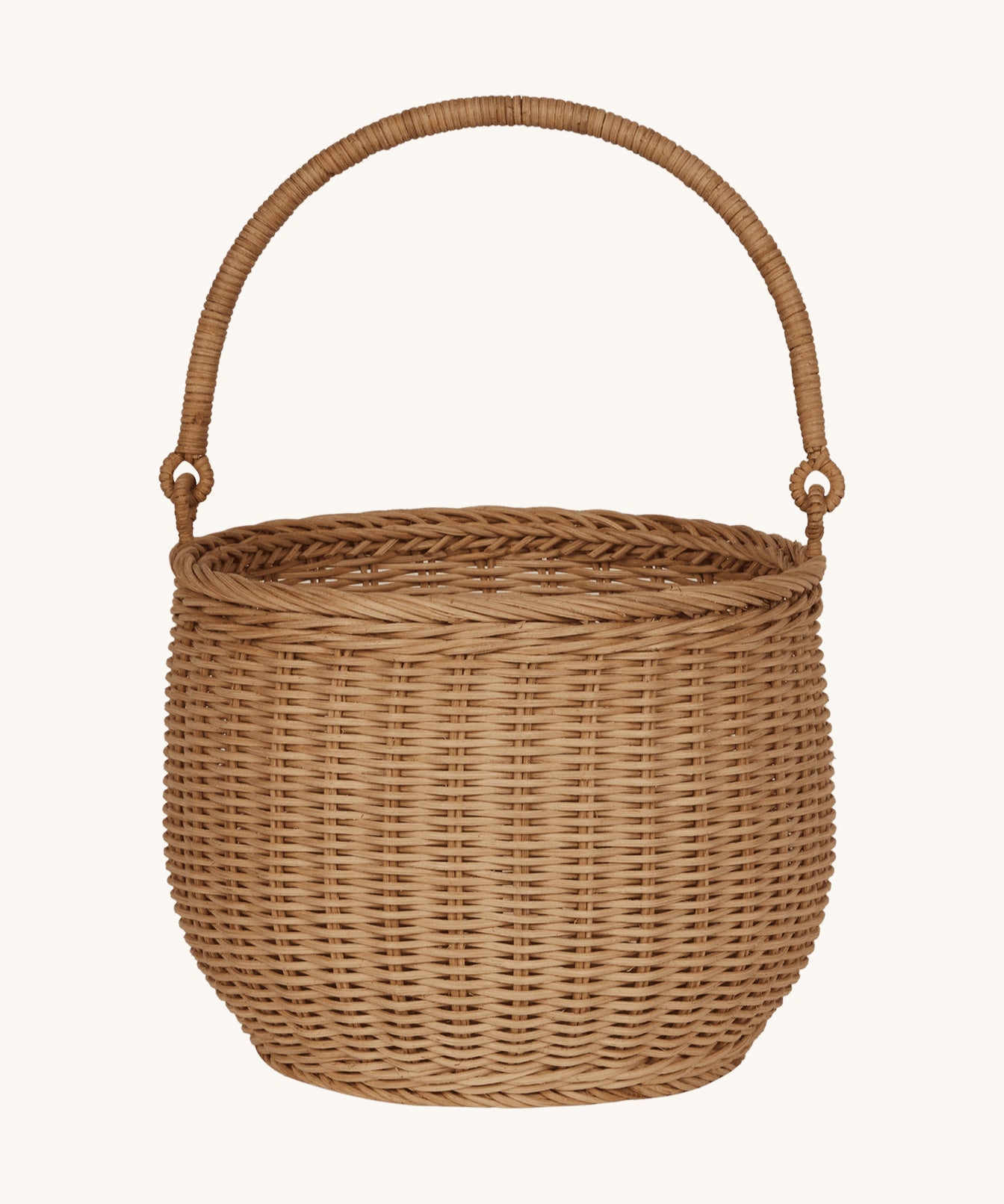 Olli Ella Large Natural Rattan Gathering basket.