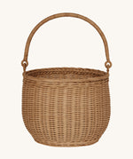 Olli Ella Large Natural Rattan Gathering basket.