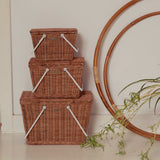 Olli Ella Medium Piki Basket in natural rattan