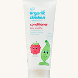 Organic Children Conditioner - Berry Smoothie on a plain background.