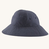 The Patagonia Kid's Trim Brim Sun Hat in a Smolder Blue colour.