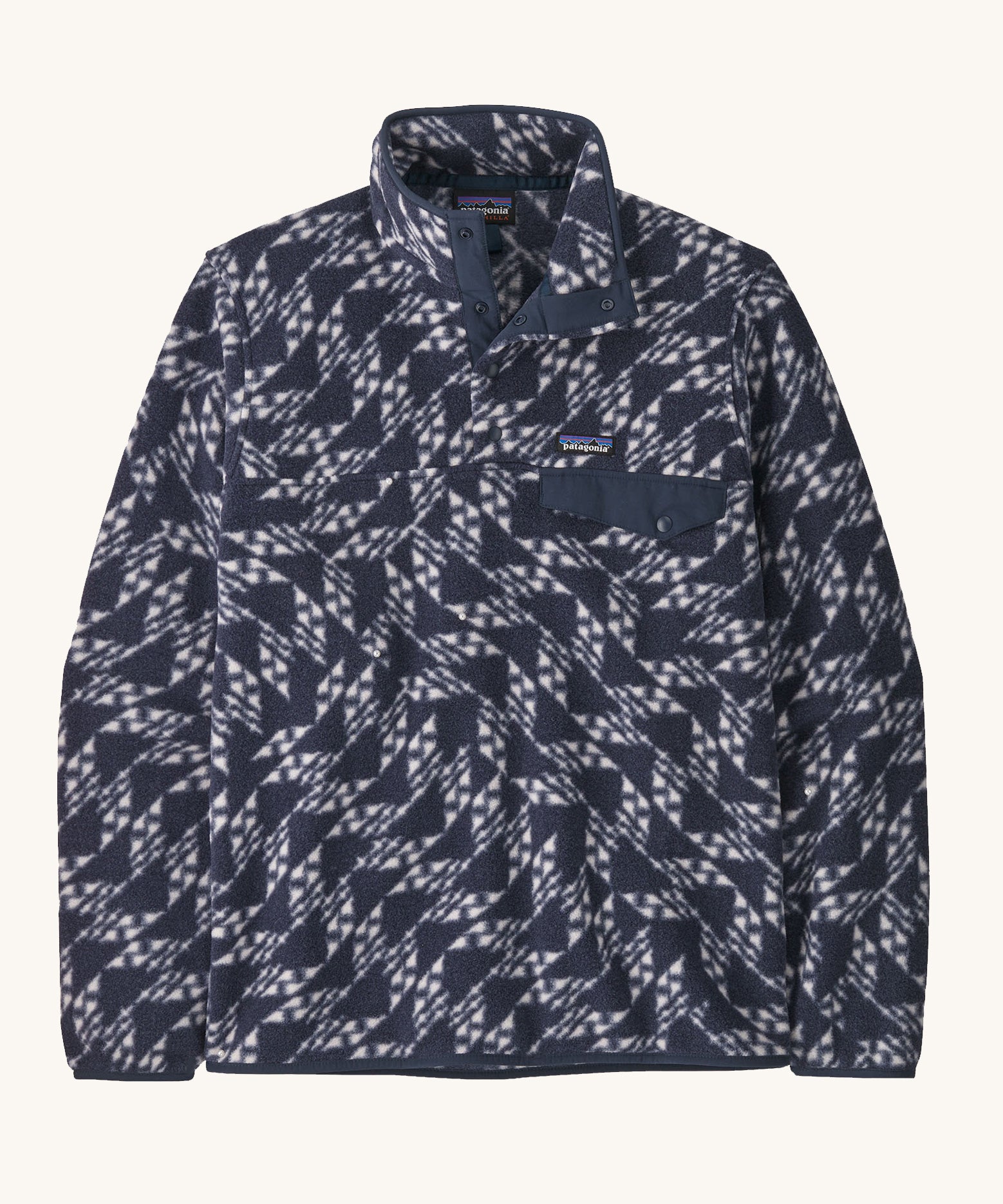 Patagonia Men's Lightweight Synchilla Snap-T Fleece New Navy