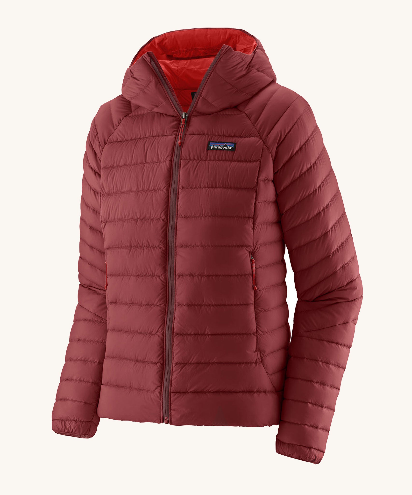 Patagonia Women's Down Sweater Hoody Oxide Red – Babipur