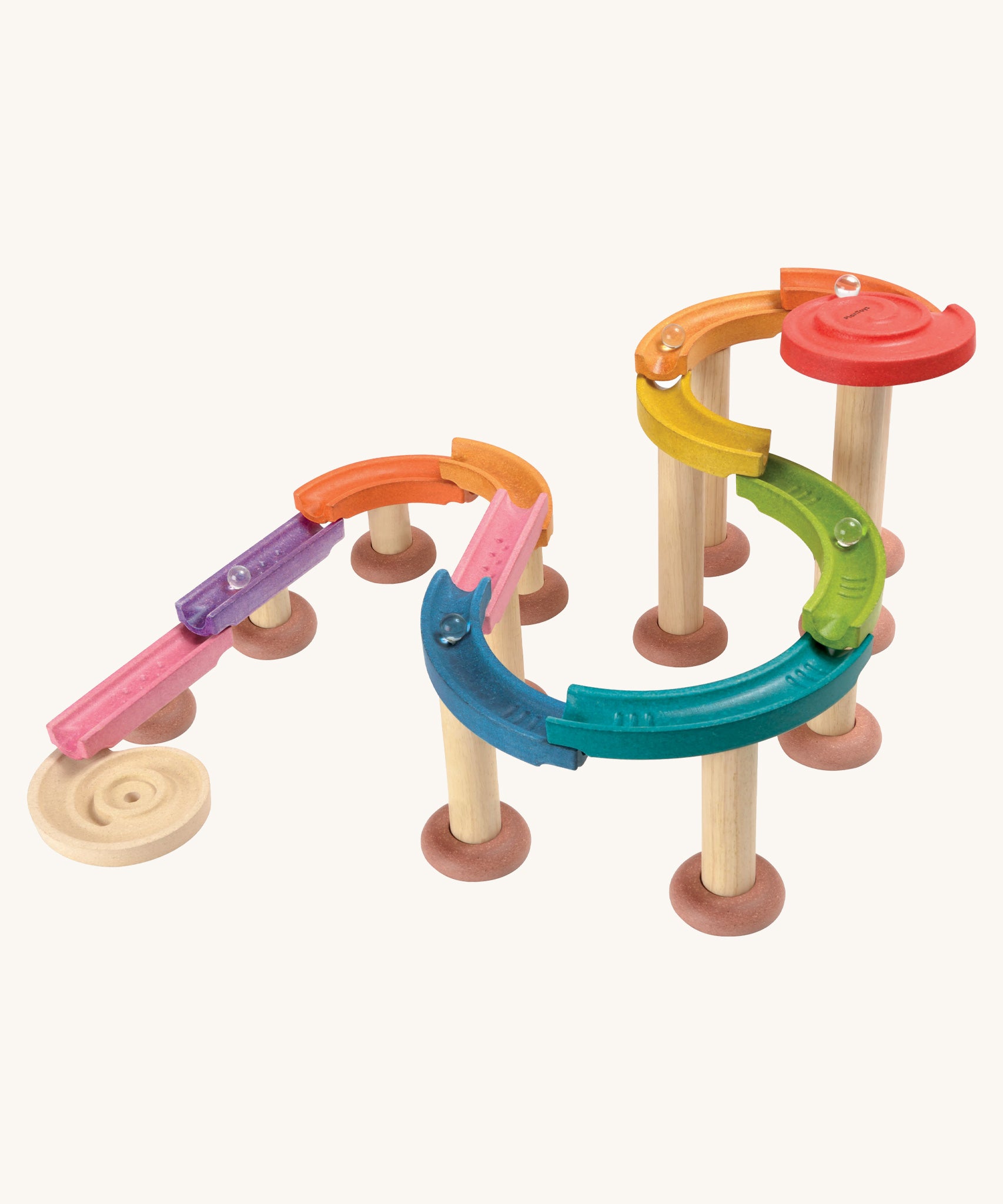 Plan Toys Wooden Marble Run Deluxe 5643 – Babipur