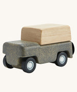 The PlanToys Grey Wagon on a plain background.