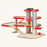 The PlanToys PlanWorld Parking Garage on a plain background.