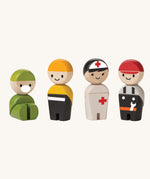 The PlanToys PlanWorld Rescue Crew on a plain background.