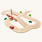 The PlanToys Road System shown set up on a plain background.
