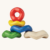 Plan Toys Wave Stacker wooden baby toy.