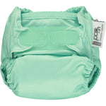 The Close Pop-In reusable cloth nappy with adjustable velcro, in mint green