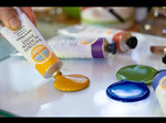 A short video on how to use the Natural Earth Pain acrylic paints
