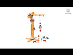 A video featuring the PlanToys PlanWorld Crane Set.