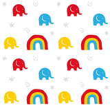 Babipur Rainbow Elephant Gift Wrap
