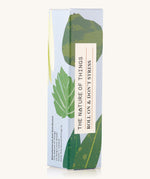 Roll On Don't Stress Essential Oil Blend decorative cardboard packaging.