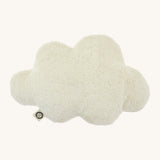 Senger warming cloud cushion. A white fluffy GOTS organic cotton cushion that can be warmed up.