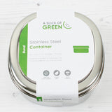 A Slice Of Green Bundi Container 5 x 9cm