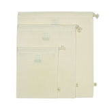A Slice Of Green Organic Cotton Produce Bag Variety Pack - Set of 3 sizes