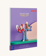 The packaging of the Studio Roof 3D Pop Out Card Dream Tree. A 3D cardboard DIY craft kit tree with different coloured leaves. This kit is part of a wide range of Studio Roof kits that are available at Babipur.