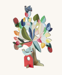 Studio Roof 3D Pop Out Card Dream Tree. A 3D cardboard DIY craft kit tree with different coloured leaves. This kit is part of a wide range of Studio Roof kits that are available at Babipur.