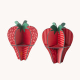 Studio Roof 3D Pop Out Card Strawberries. This 3D pop out card DIY kit is part of Studio Roof's fruits collection which is available at Babipur.