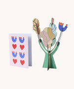 Studio Roof 3D Pop Out Card Tree of Life decoration. A cardboard DIY craft kit that comes with a card. This kit is part of a wide range of Studio Roof kits that are available at Babipur.