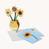 Studio Roof 3D Pop Out Card Van Gogh Flowers. This 3D pop out card DIY kit is part of Studio Roof's artist flowers collection which is available at Babipur.