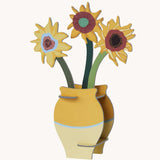 Studio Roof 3D Pop Out Card Van Gogh Flowers. This 3D pop out card DIY kit is part of Studio Roof's artist flowers collection which is available at Babipur.