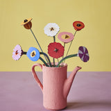 Studio Roof Cardboard Bouquet in a  Klimt's Garden design. A DIY Cardboard craft kit that makes up 8 3D flowers. This 3D pop out DIY kit is part of Studio Roof's artist flowers collection which is available at Babipur.