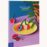 The packaging of the Studio Roof 3D Pop Out Card Cherries. This 3D pop out card DIY kit is part of Studio Roof's fruits  collection which is available at Babipur.