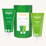Weleda Skin Food Cult Classics Gift Set. The Weleda skin food and skin food light presented in a tube. Weleda have a range of luxurious, natural skin care items available at Babipur.