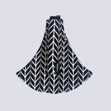 Wildride toddler carrier in a special Feathers pattern. A 100% cotton seat stylish hip carrier for babies and toddler